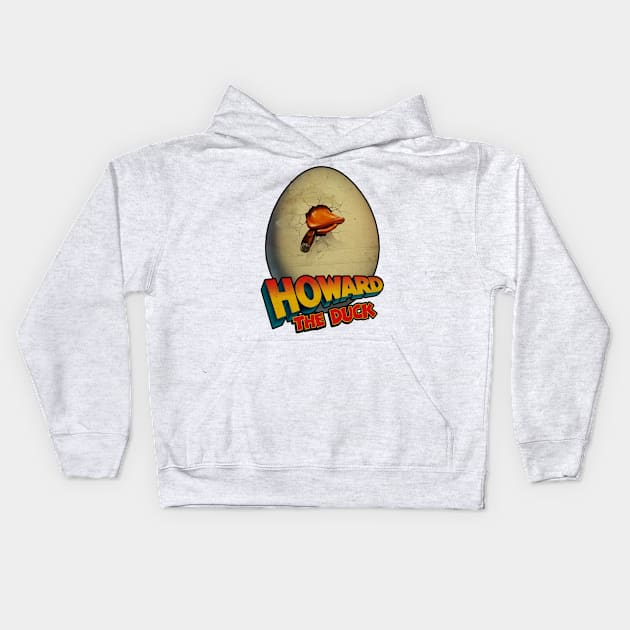 Howard 1986 // Retro Kids Hoodie by Kiranamaraya